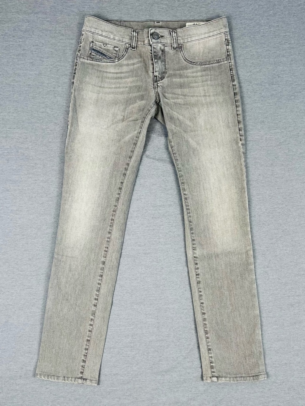Diesel Livier Super-Slim Jegging in Light Gray